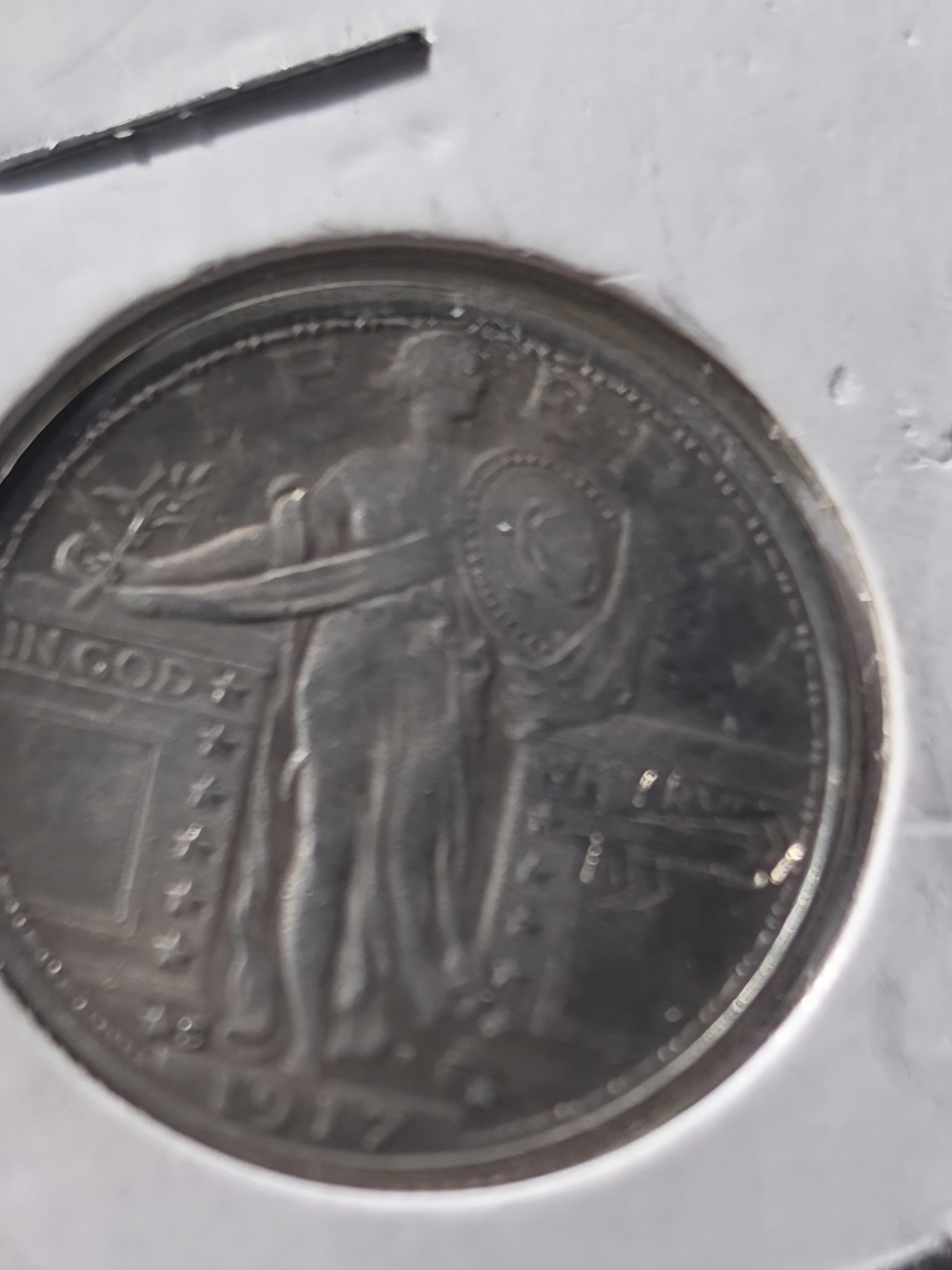 1917 Standing Liberty In Very Good Condition.